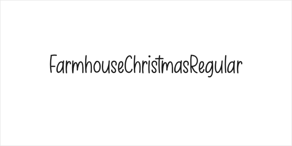 FarmhouseChristmasRegular Logo