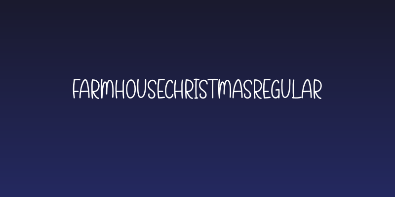 FarmhouseChristmasRegular Social Header