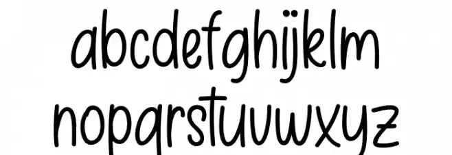 FarmhouseChristmasRegular Caratteri MINUSCOLO