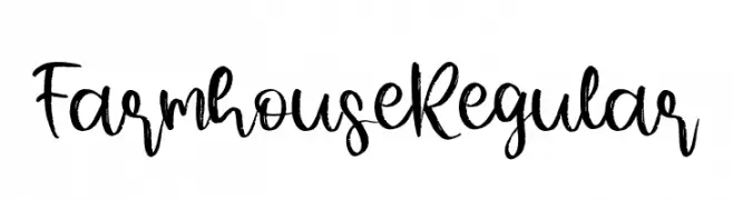 FarmhouseRegular  لخطوط تنزيل