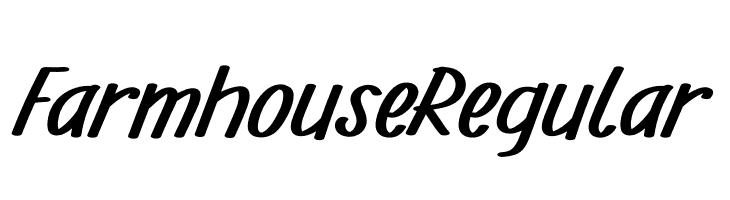 FarmhouseRegular  免费字体下载
