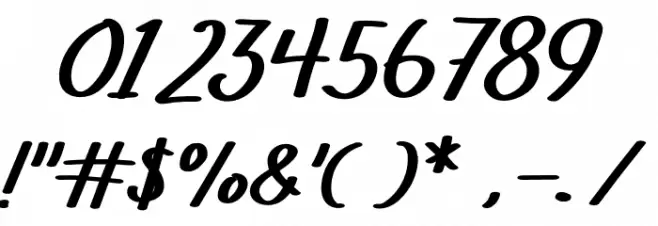 FarmhouseRegular Font OTHER CHARS