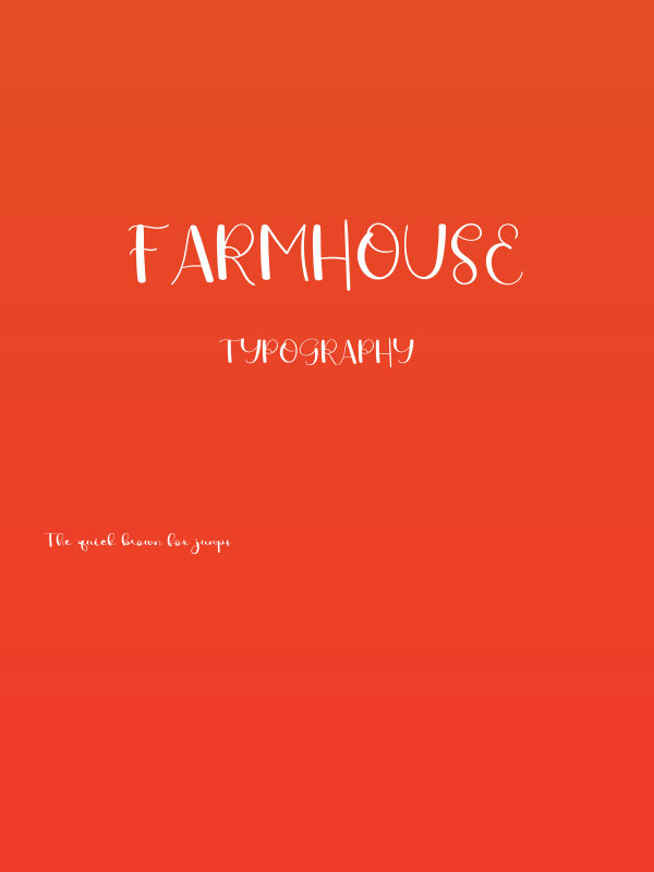 Farmhouse Poster