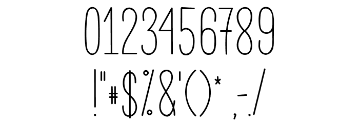 Farmilia - PERSONAl フォント その他の文字