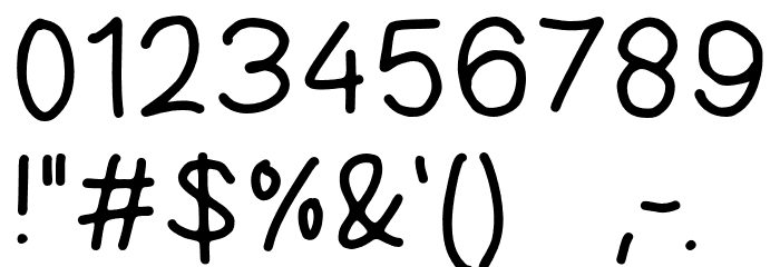 Farming Town Font OTHER CHARS