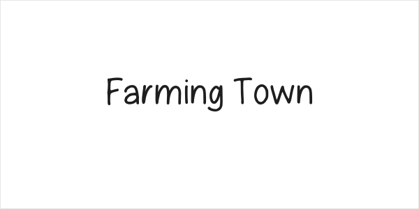 Farming Town Logo