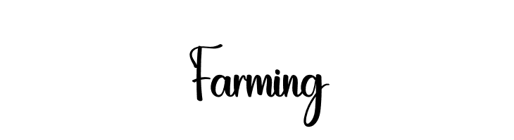 Farming  Descarca Fonturi Gratis
