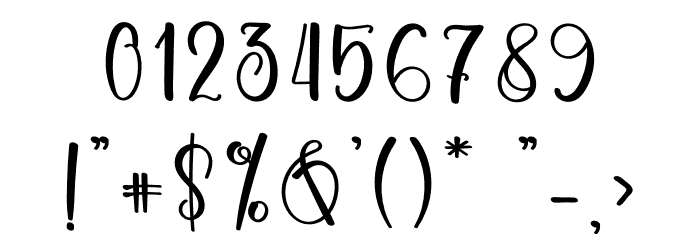 Farming Font OTHER CHARS