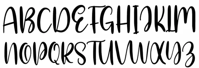Farmstead Font UPPERCASE