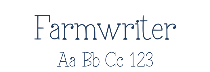 Farmwriter Font Preview