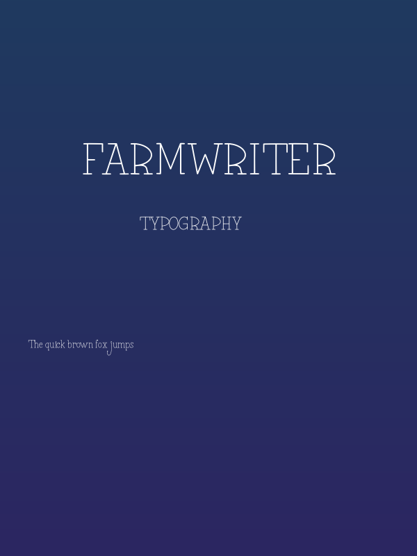 Farmwriter Poster