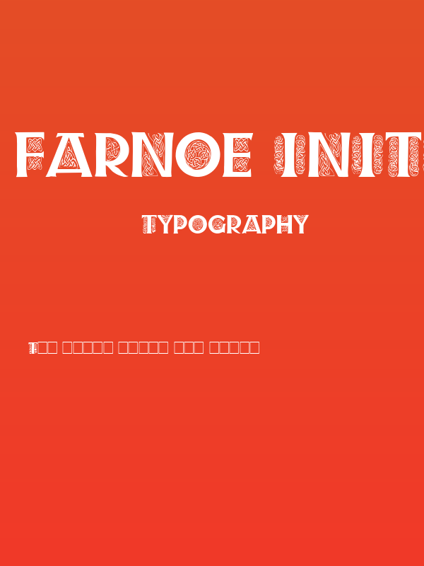 Farnoe Initials Poster