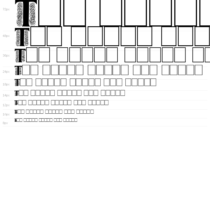 Farnoe Initials Waterfall