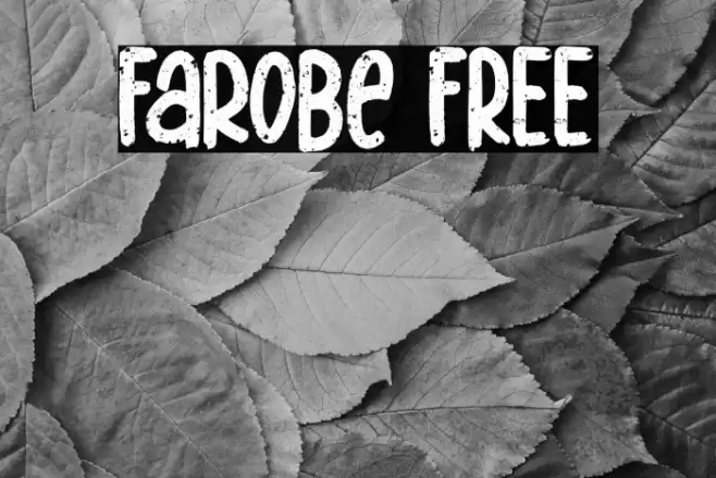 Farobe FREE Font examples