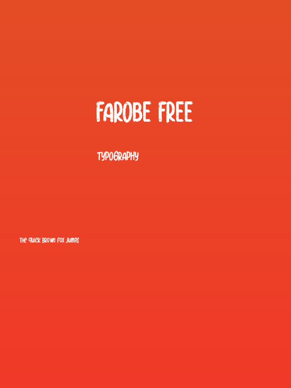 Farobe FREE Poster