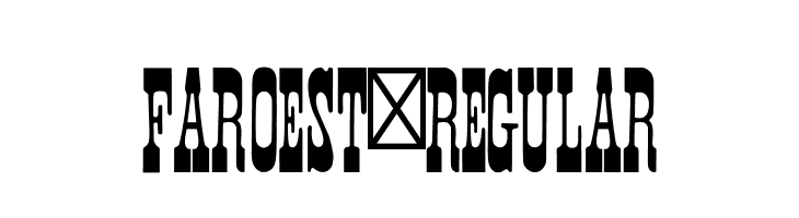 Faroest-Regular  免费字体下载