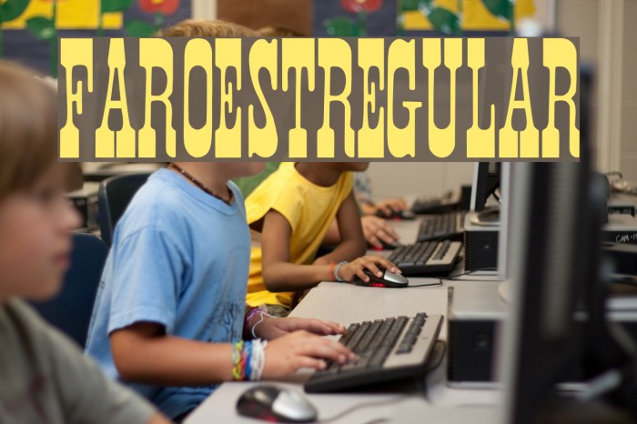 Faroest-Regular Font examples