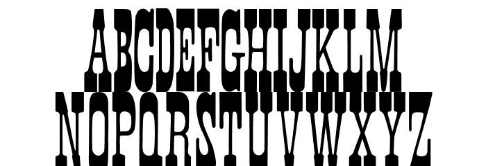 Faroest-Regular Font LOWERCASE