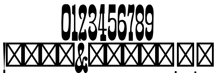 Faroest Font OTHER CHARS