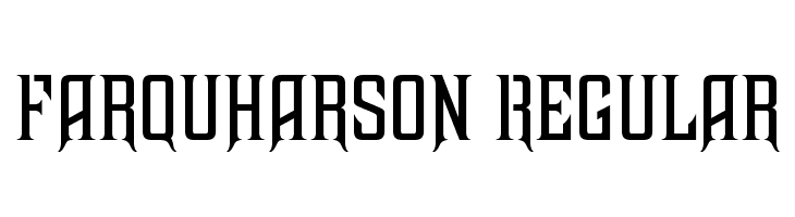 Farquharson Regular Шрифта