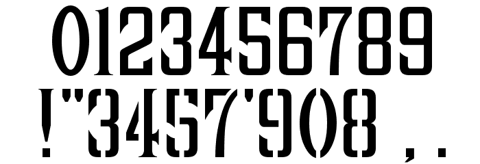 Farquharson Regular Font OTHER CHARS