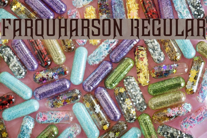 Farquharson Regular Font examples
