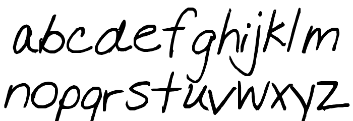 Farrah Font LOWERCASE
