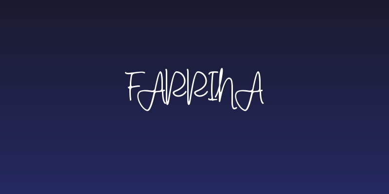 Farrina Social Header
