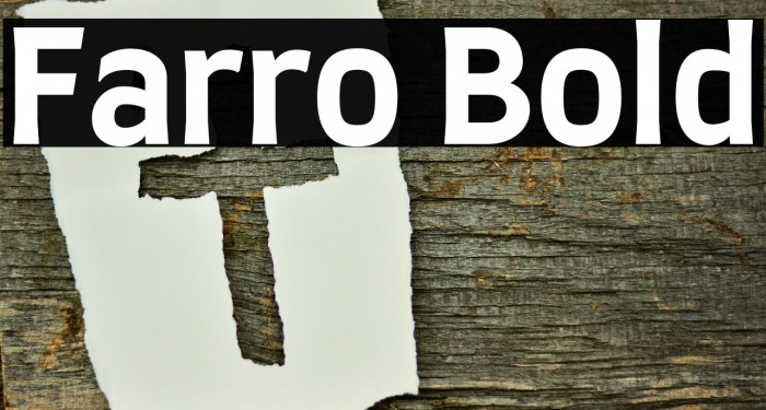 Farro Bold Font examples
