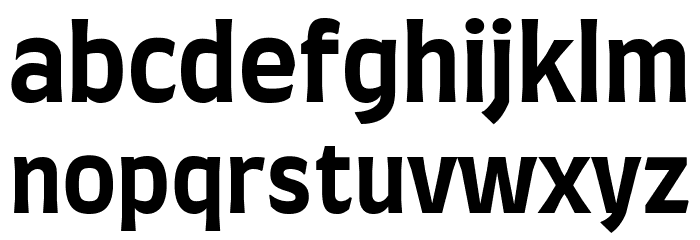 Farro Bold Font LOWERCASE