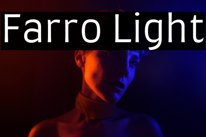 Farro Light Font examples