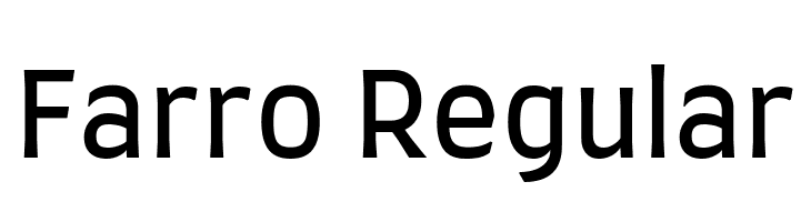 Farro Regular لخطوط تنزيل