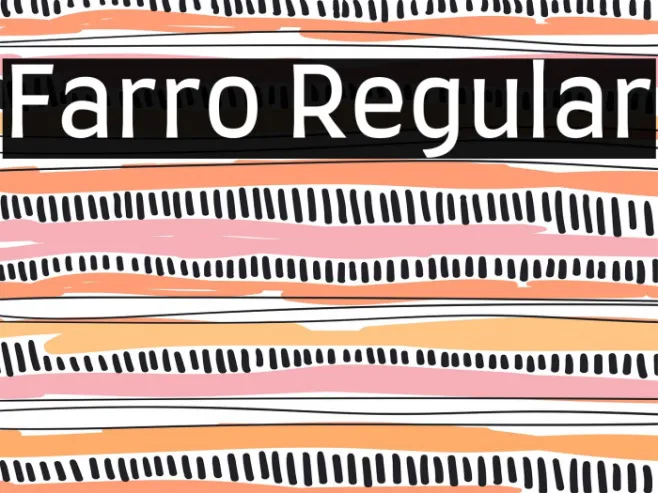 Farro Regular Example 1