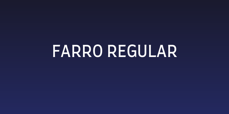 Farro Regular Social Header