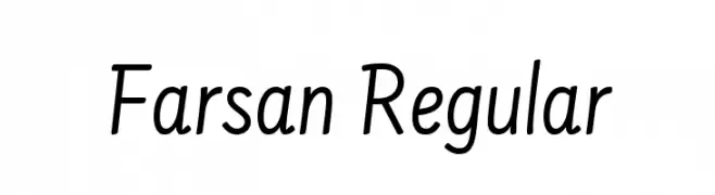 Farsan Regular  font caratteri gratis