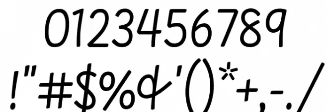 Farsan Regular Font OTHER CHARS