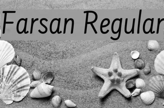 Farsan Regular Font examples