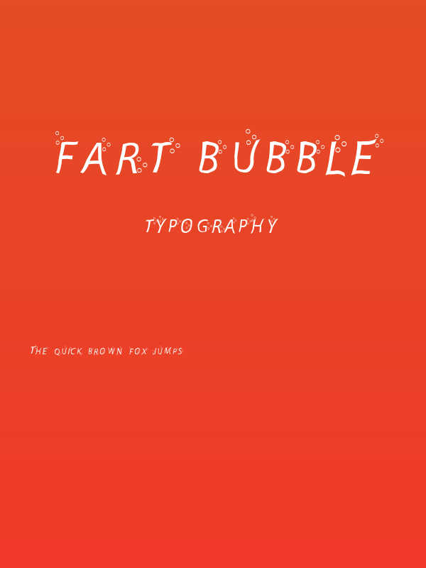Fart Bubble Poster