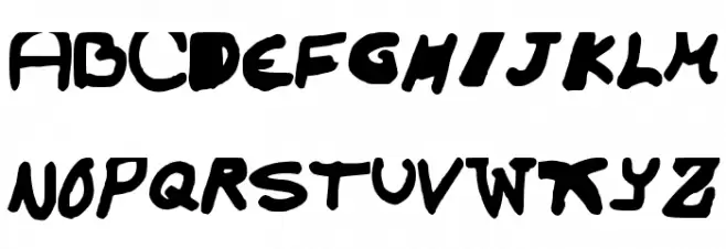 FartFace2 字体 大写