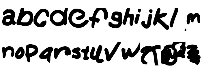 FartFace2 Font LOWERCASE