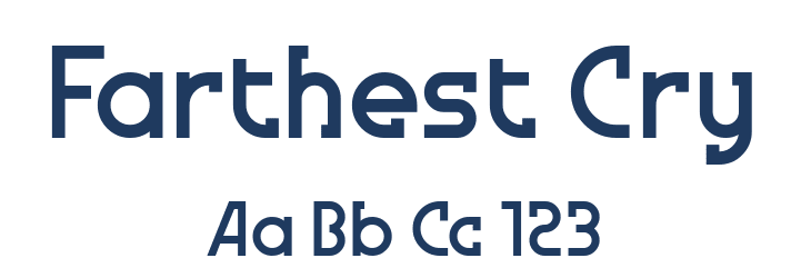 Farthest Cry Font Preview