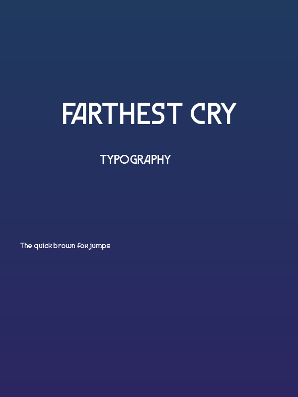 Farthest Cry Poster