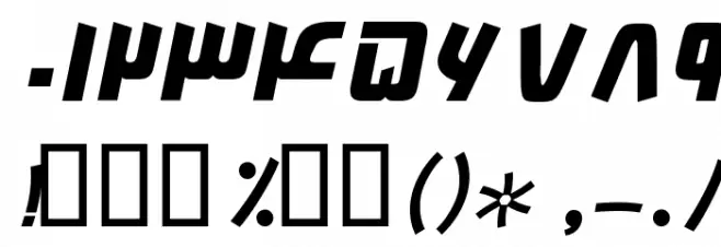 Farzaana Font OTHER CHARS