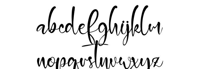 Farzana Font LOWERCASE