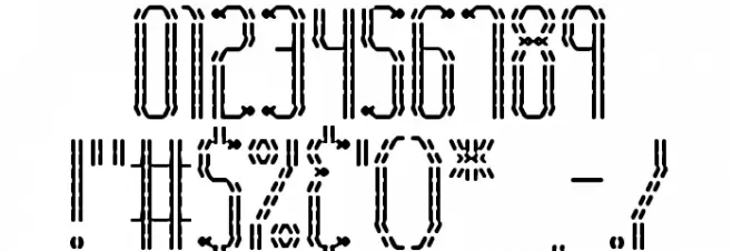 Fascii BRK Font OTHER CHARS