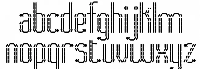 Fascii BRK 字体 小写