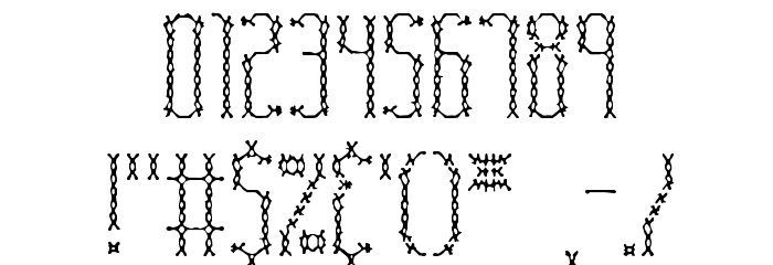 Fascii Cross BRK Font OTHER CHARS