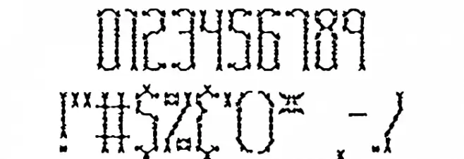 Fascii Scraggly BRK Fuentes OTROS CHARS