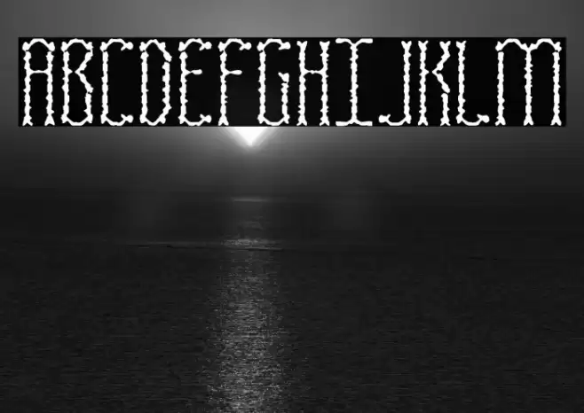 Fascii Scraggly BRK Fuentes examples