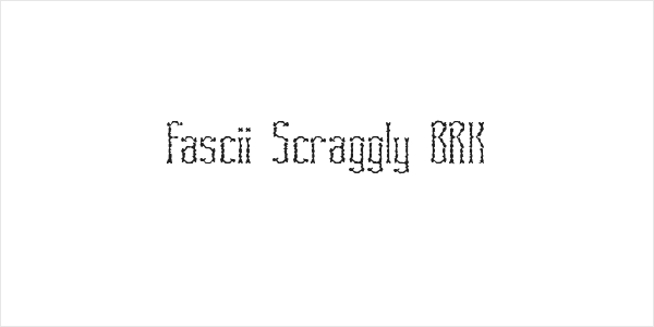 Fascii Scraggly BRK Logo